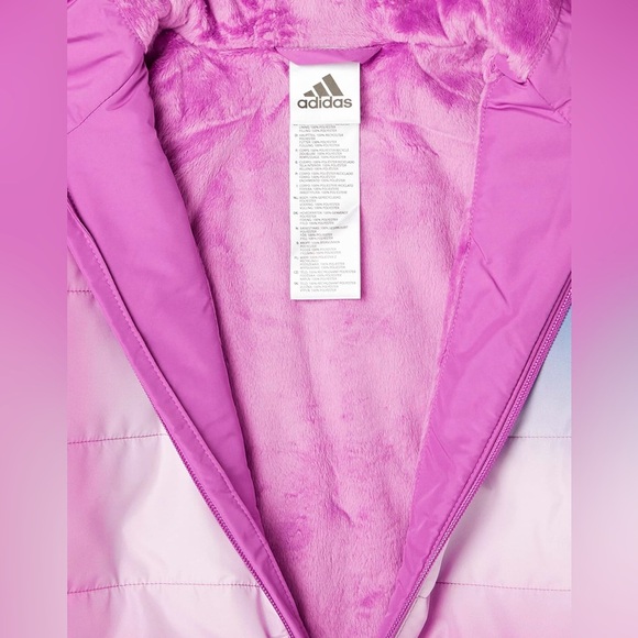 Adidas Kid’s Classic puffer coat jacket - size 4/5 and 7/8 NWT - Picture 3 of 5